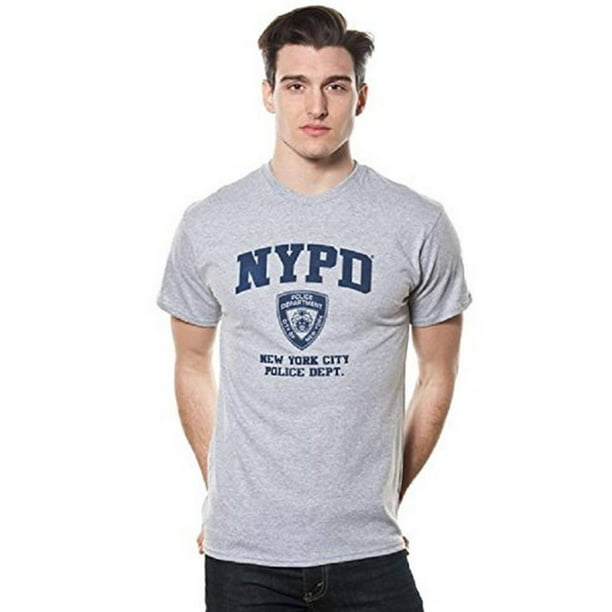 Nypd Adult Navy Tee with White Print